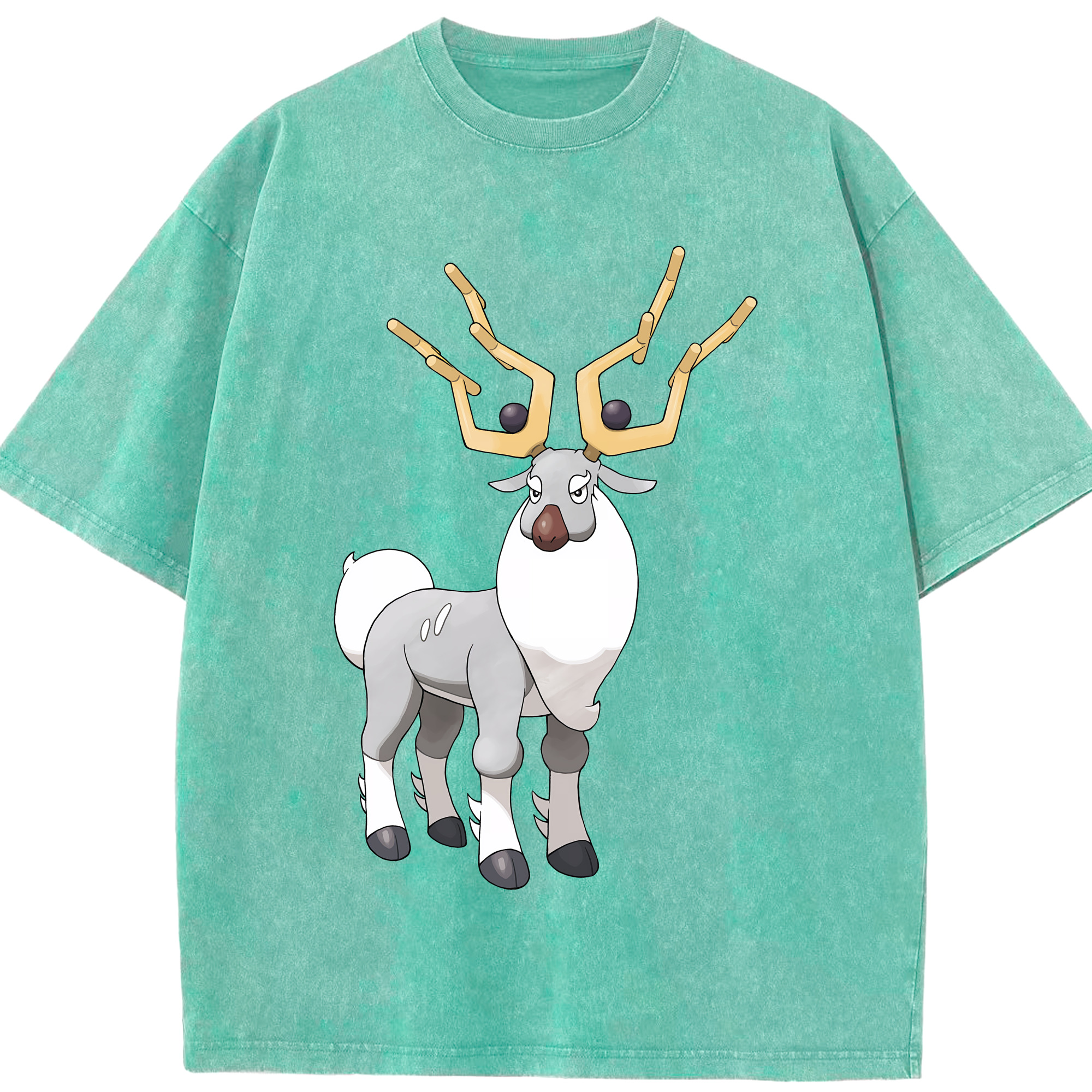 （画像用） ポケットモンスター Pokémon 綿100% ヴィンテージ風 半袖Tシャツ（フロントプリント）